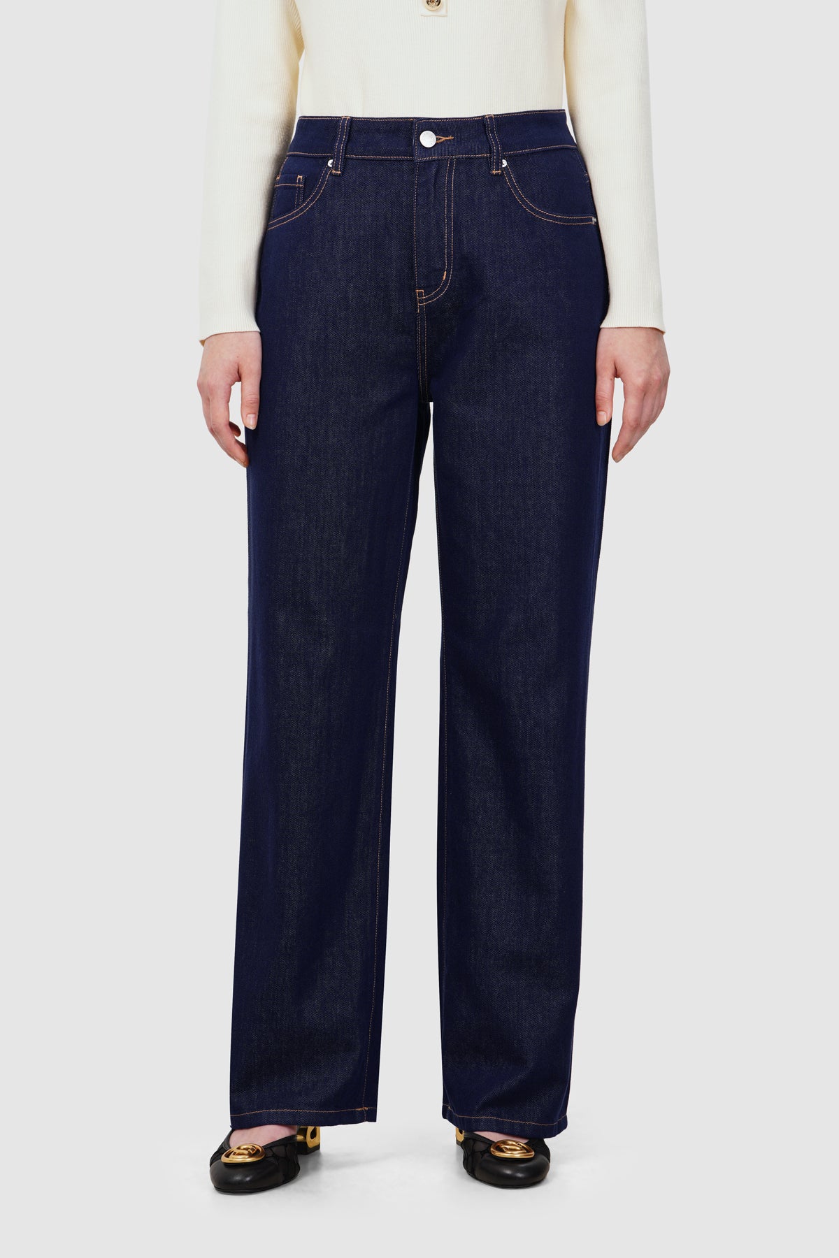 Olivia Denim Pants - Black