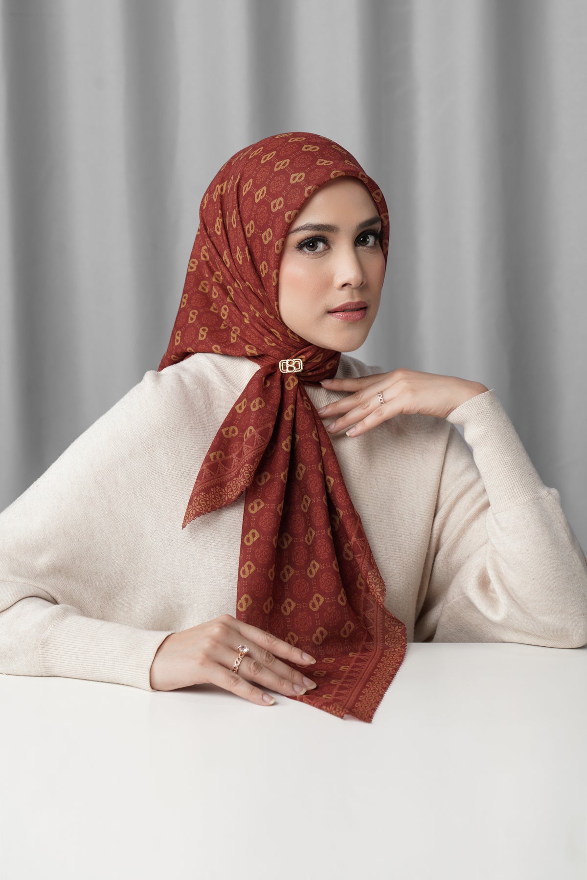 Songket Square - Lychee