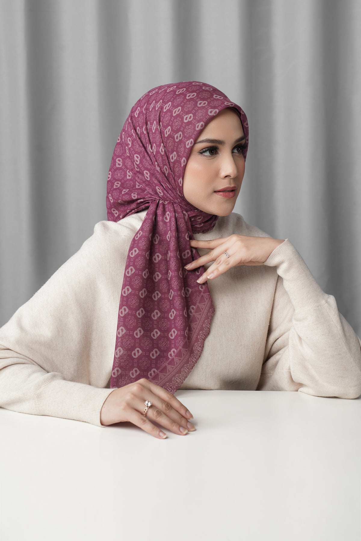 Songket Square - Orchid