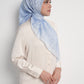 Waves Monogram Square - Crystal Blue