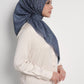 Waves Monogram Square - Dark Blue
