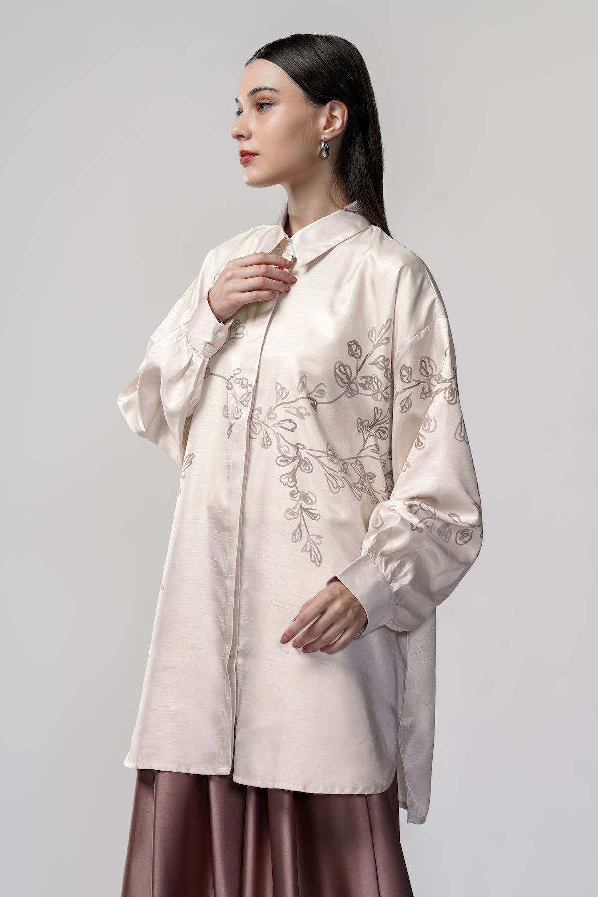 Samara Oversize Shirt - Quartz