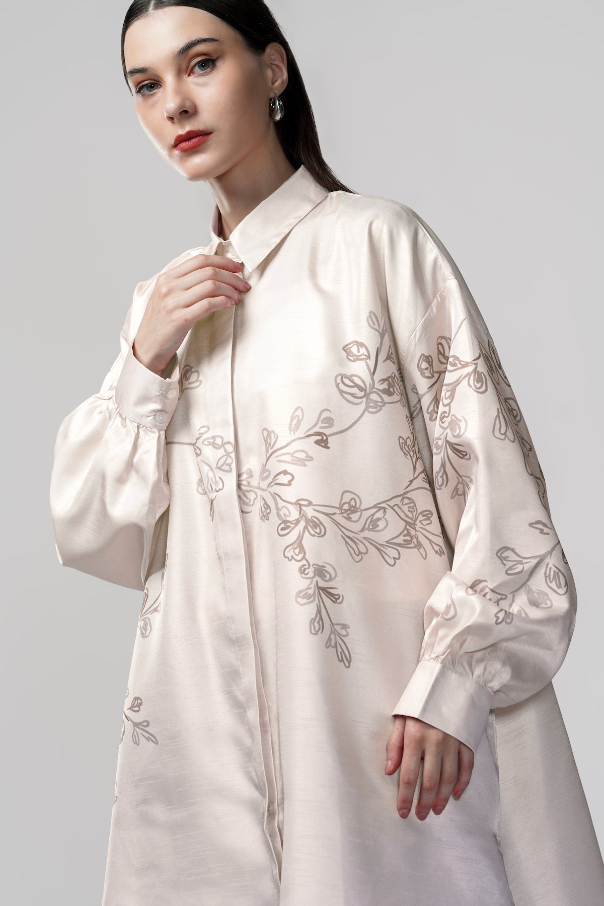 Samara Oversize Shirt - Quartz