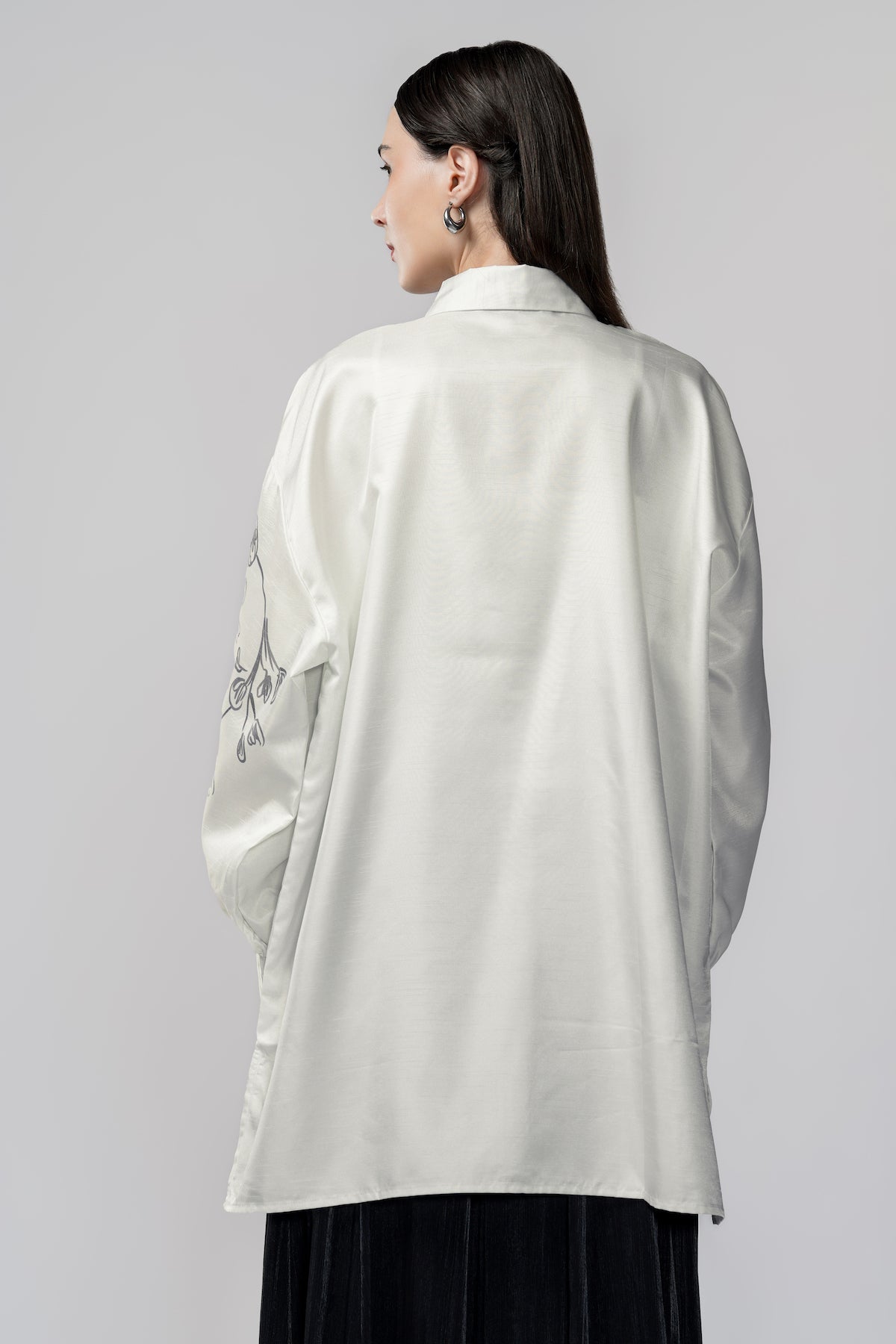 Samara Oversize Shirt - Pearl
