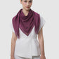 Interlock Voile Square - Plum