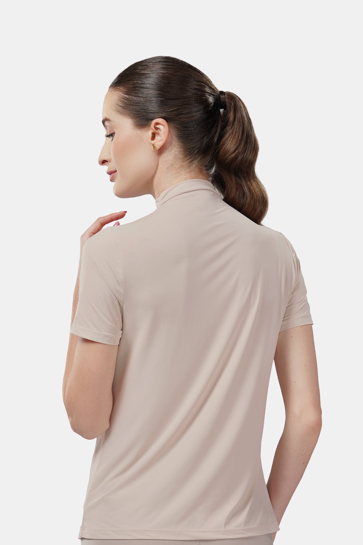 Aria Inner - Short Sleeve - Light Taupe