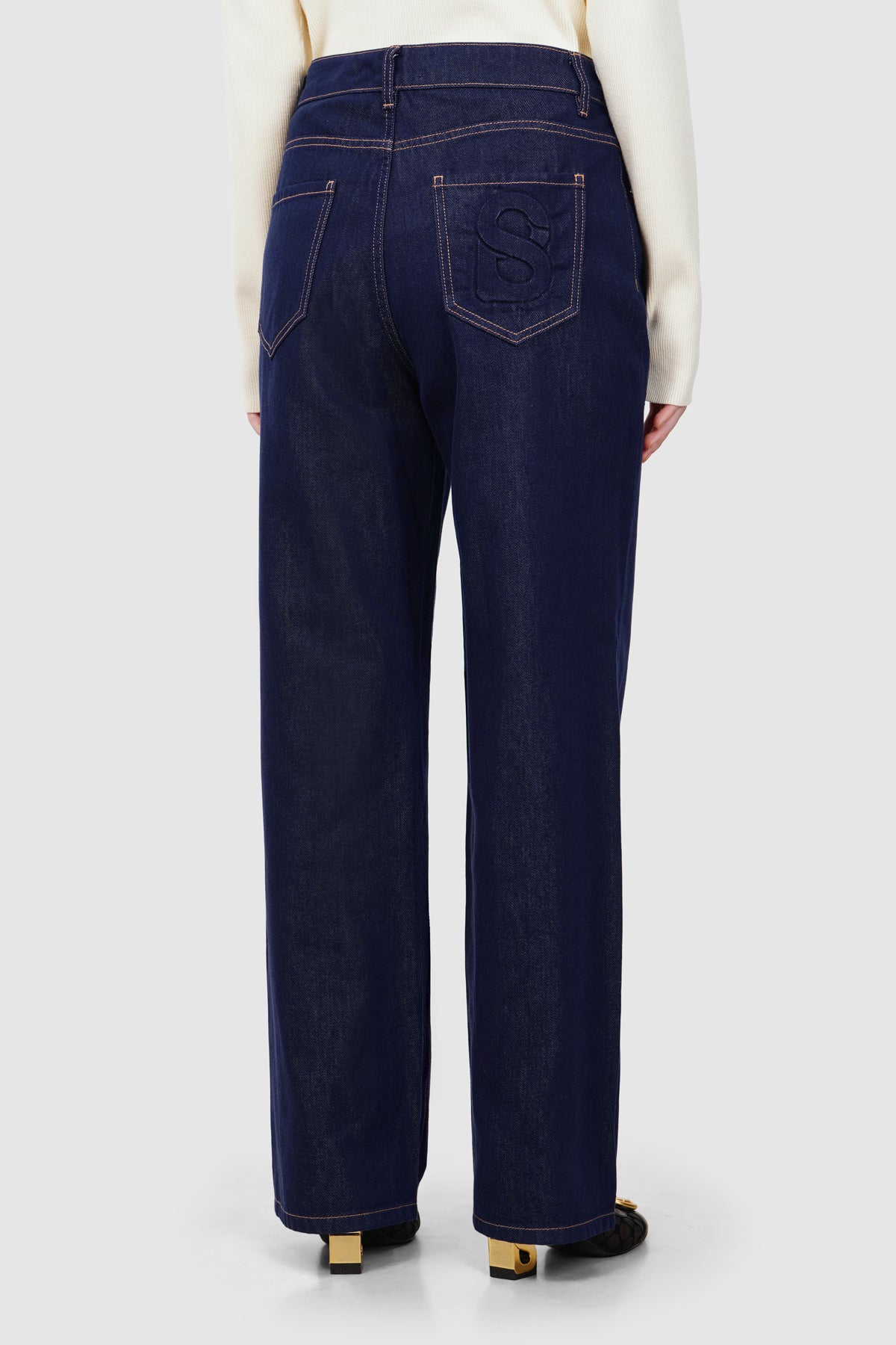 Olivia Denim Pants - Black