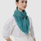Interlock Voile Square - Teal
