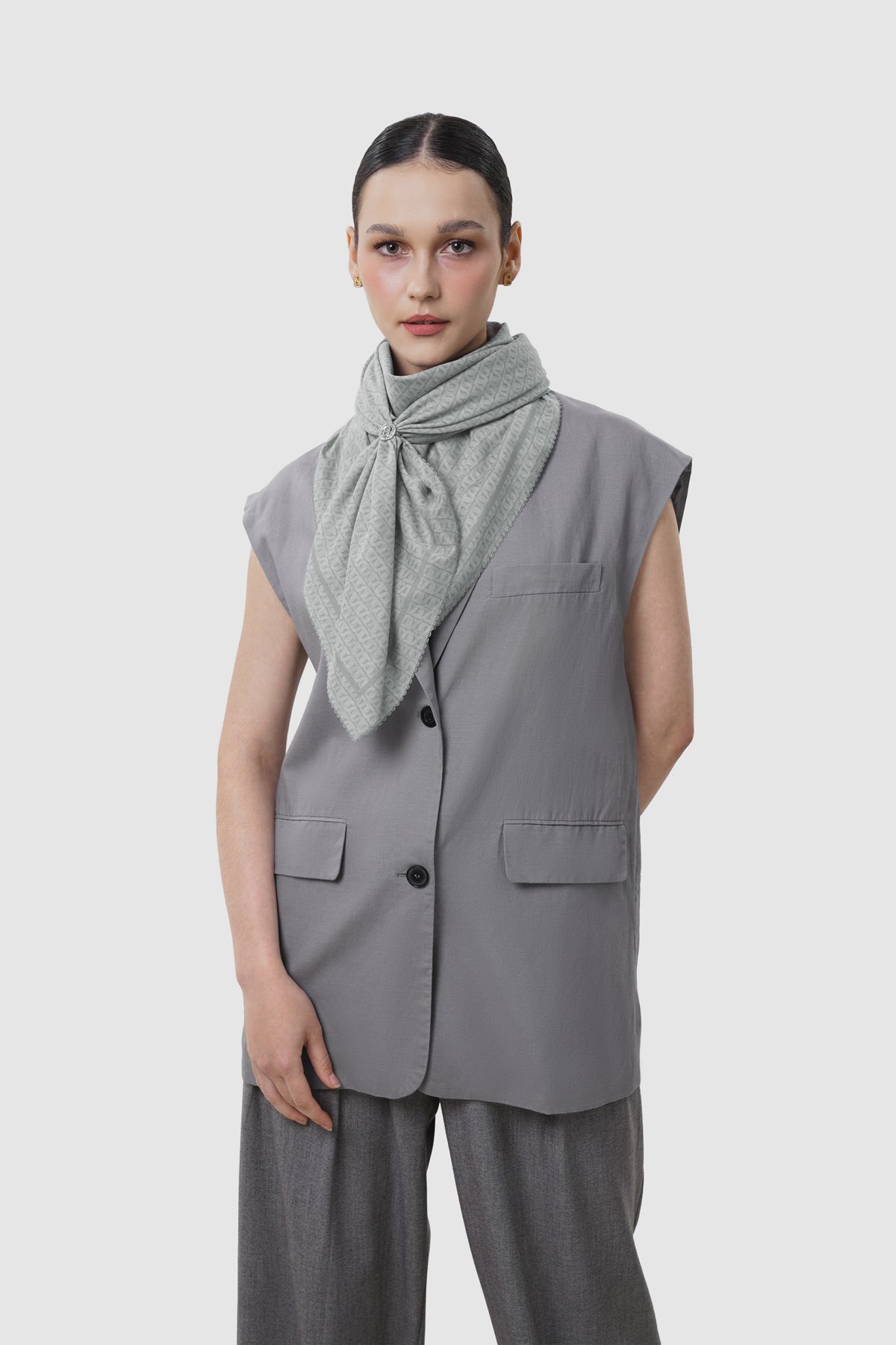 Interlock Voile Square - Paloma