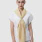 Interlock Voile Square - Pale Banana