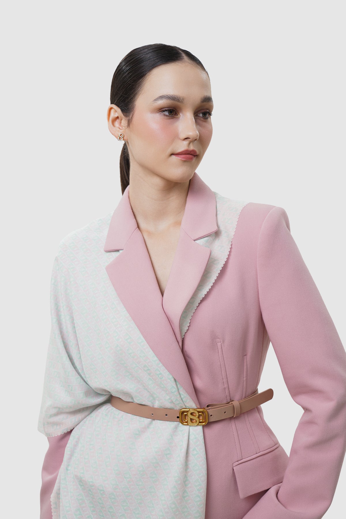 Interlock Voile Square - Sugar Swizzle