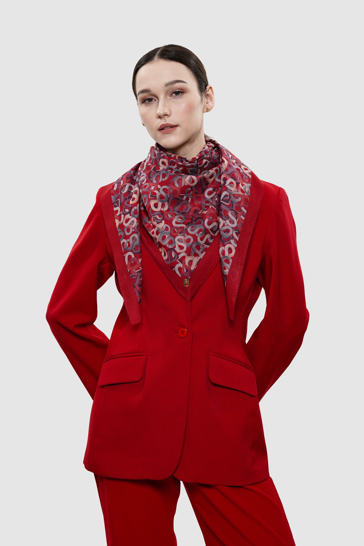 Samla Multicolor Square - Raspberry