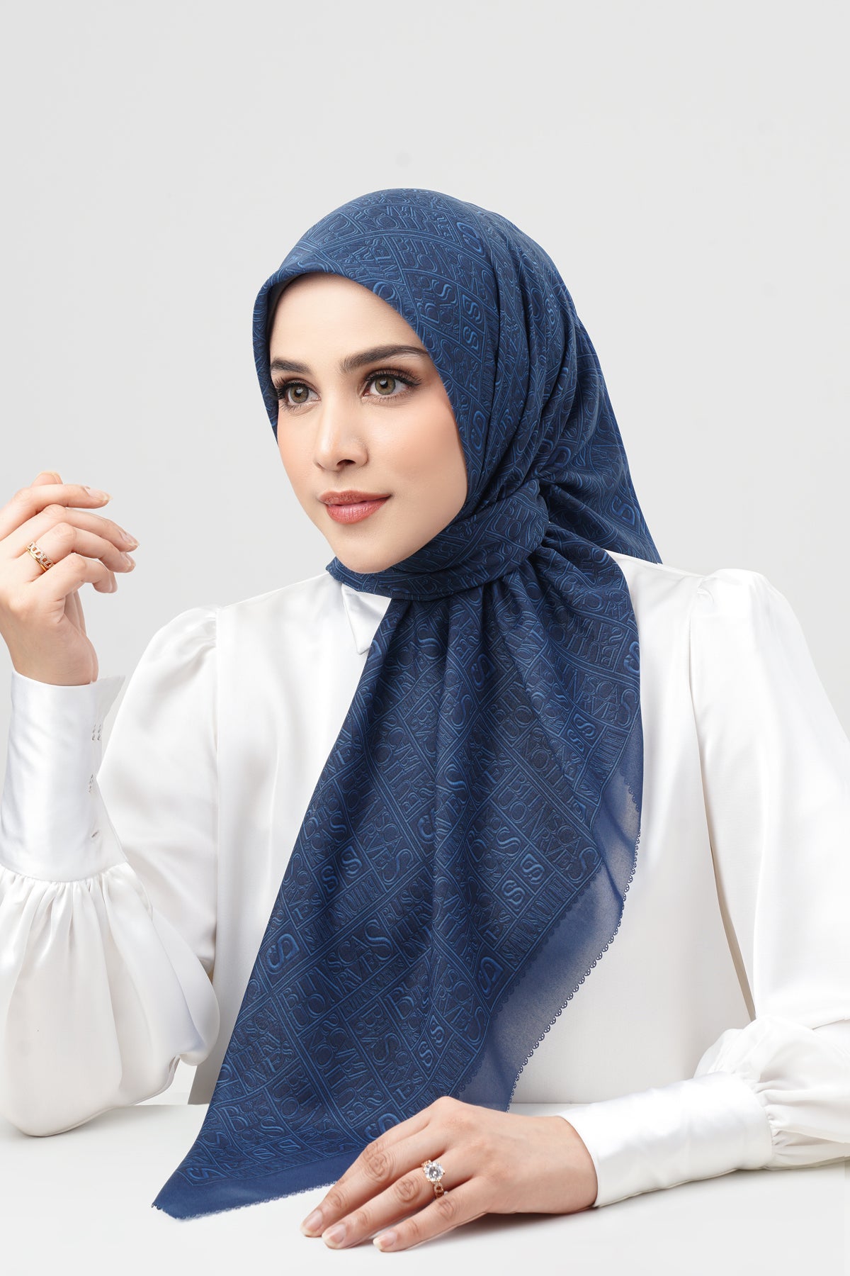 Typograph Square - Estate Blue