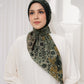 Moroccan Voile Square - Charcoal