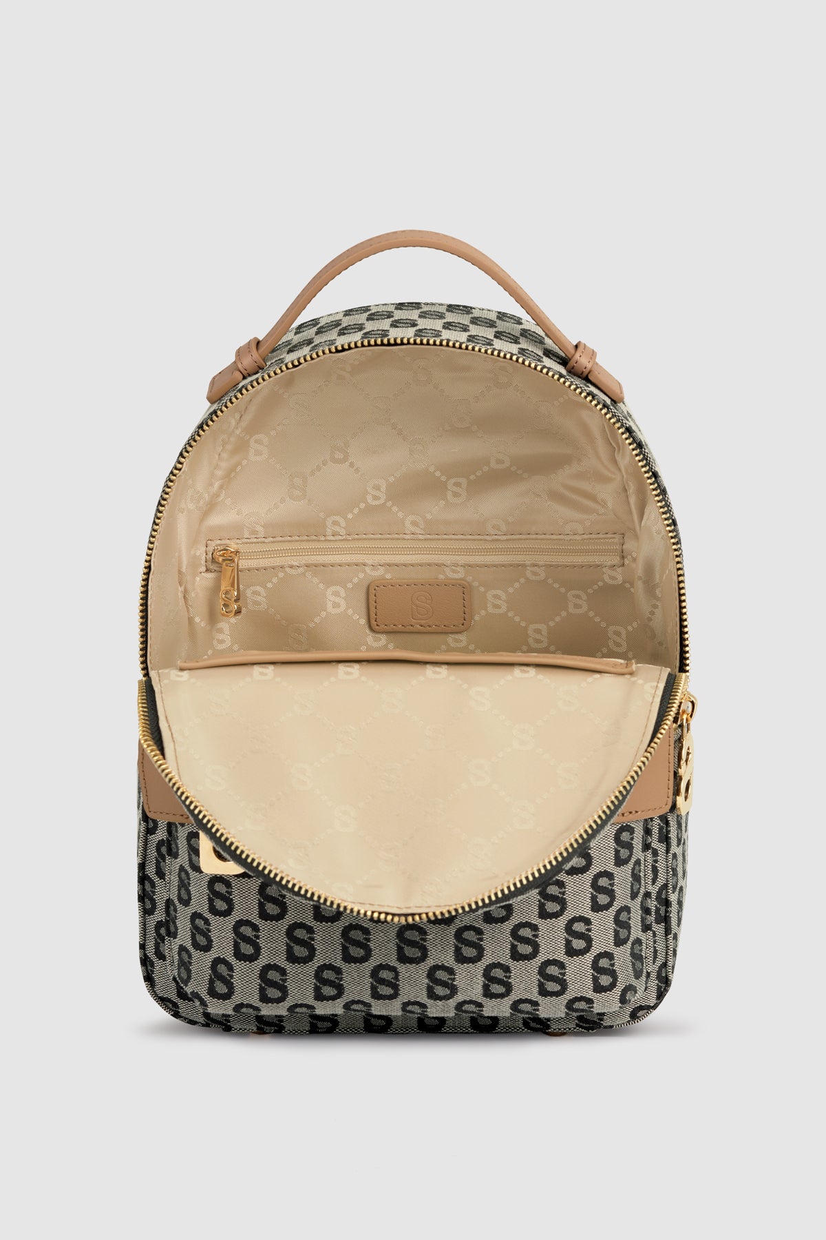 Monogram Backpack - Brown