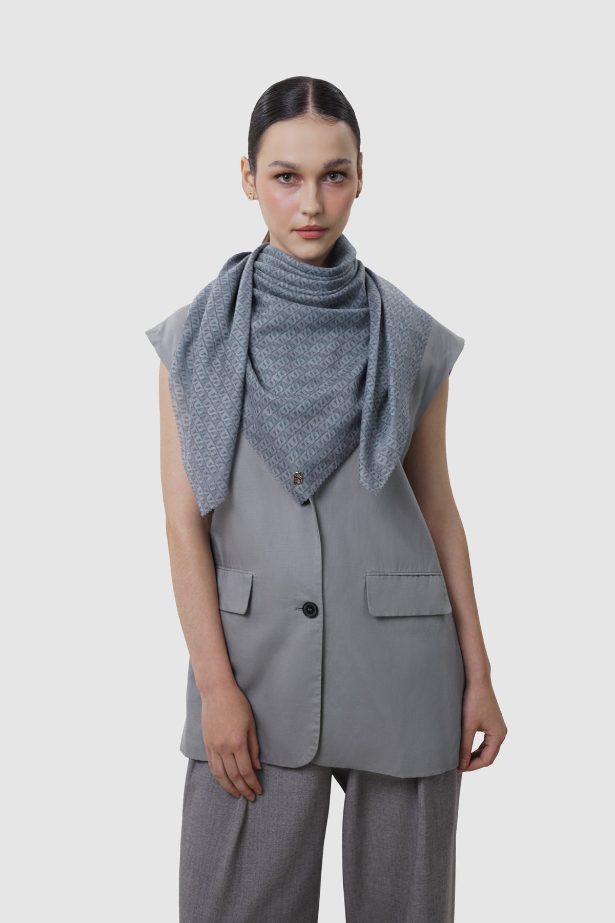 Interlock Voile Square - Enigma