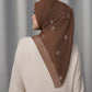 Everyday Glam Scarf - Cocoa