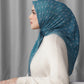 Songket Square - indigo