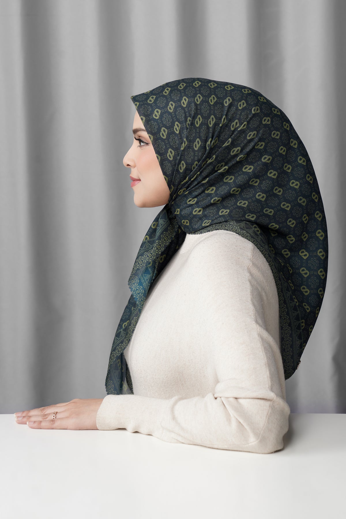 Songket Square - Peacock