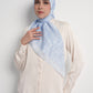 Waves Monogram Square - Crystal Blue