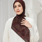 Egypt Voile Square - Carmine