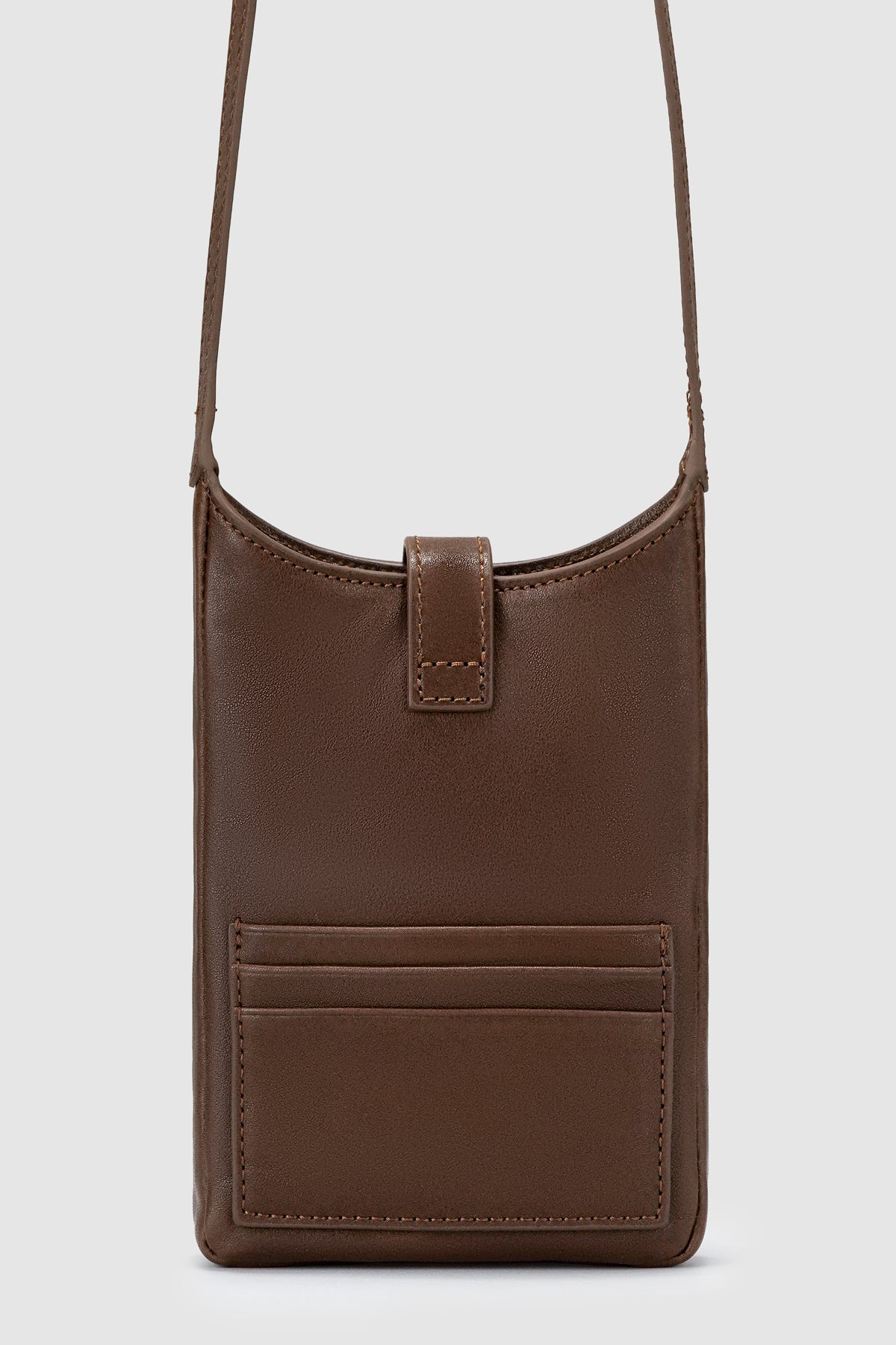 Lola Phone Bag - Dark Brown