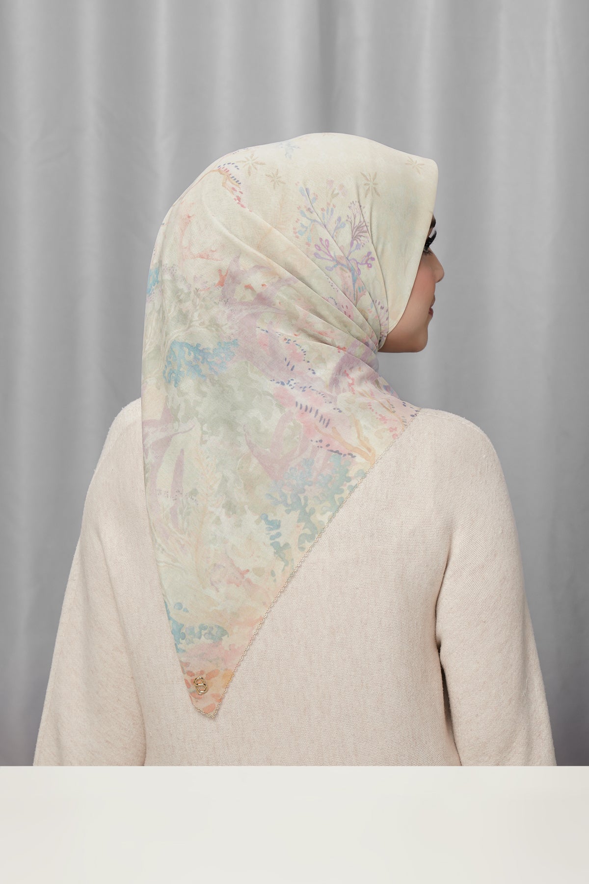 Under The Sea Voile Square - Salt