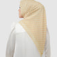 Interlock Voile Square - Pale Banana