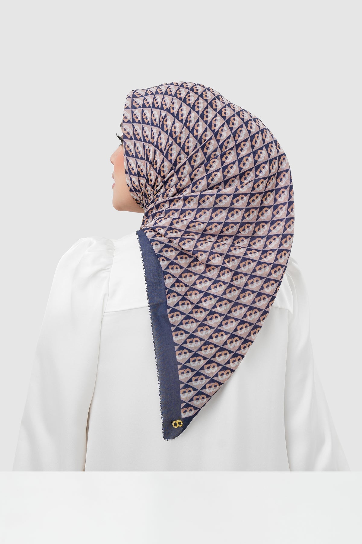 Prism Voile Square - Cranberry