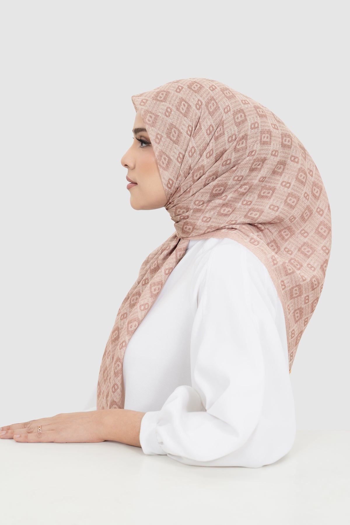 Anyam Square - Pale Mauve