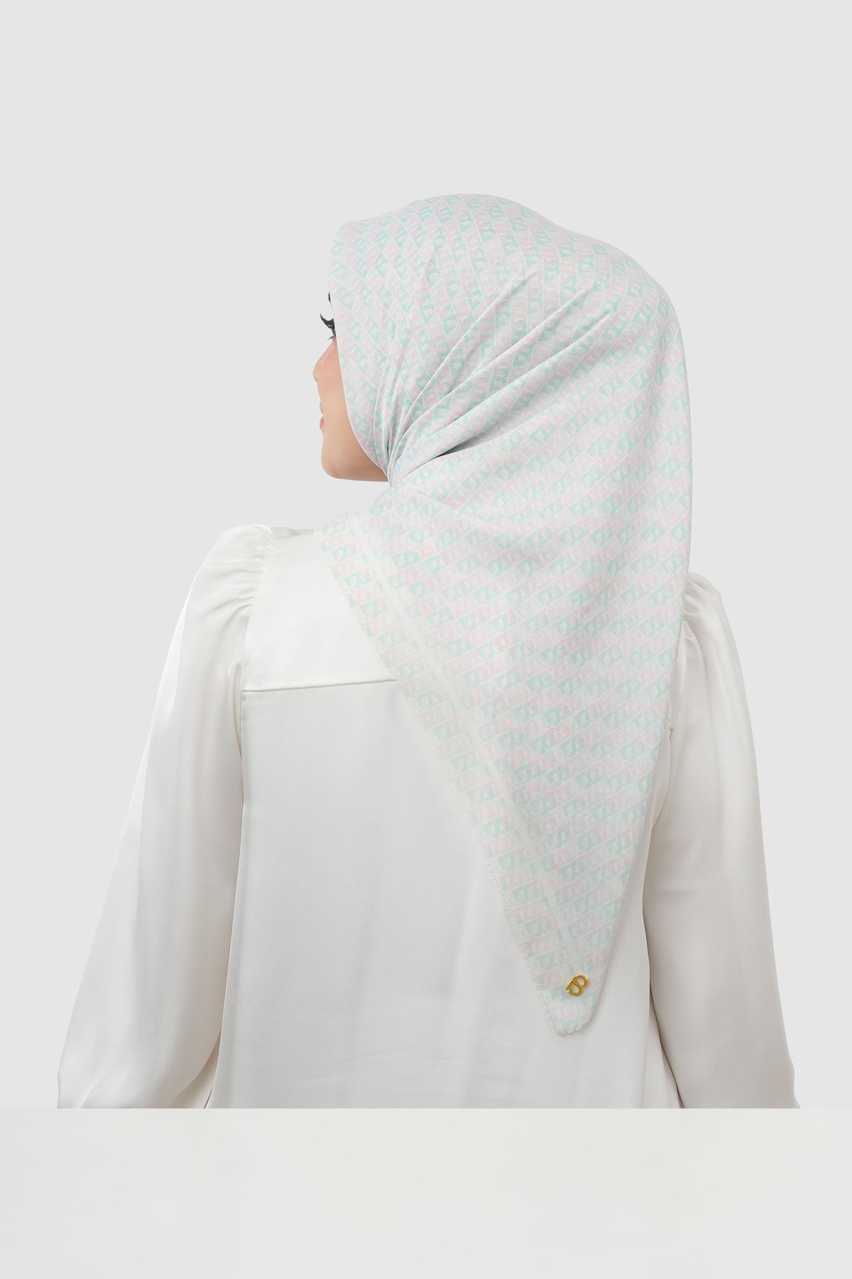 Interlock Voile Square - Sugar Swizzle