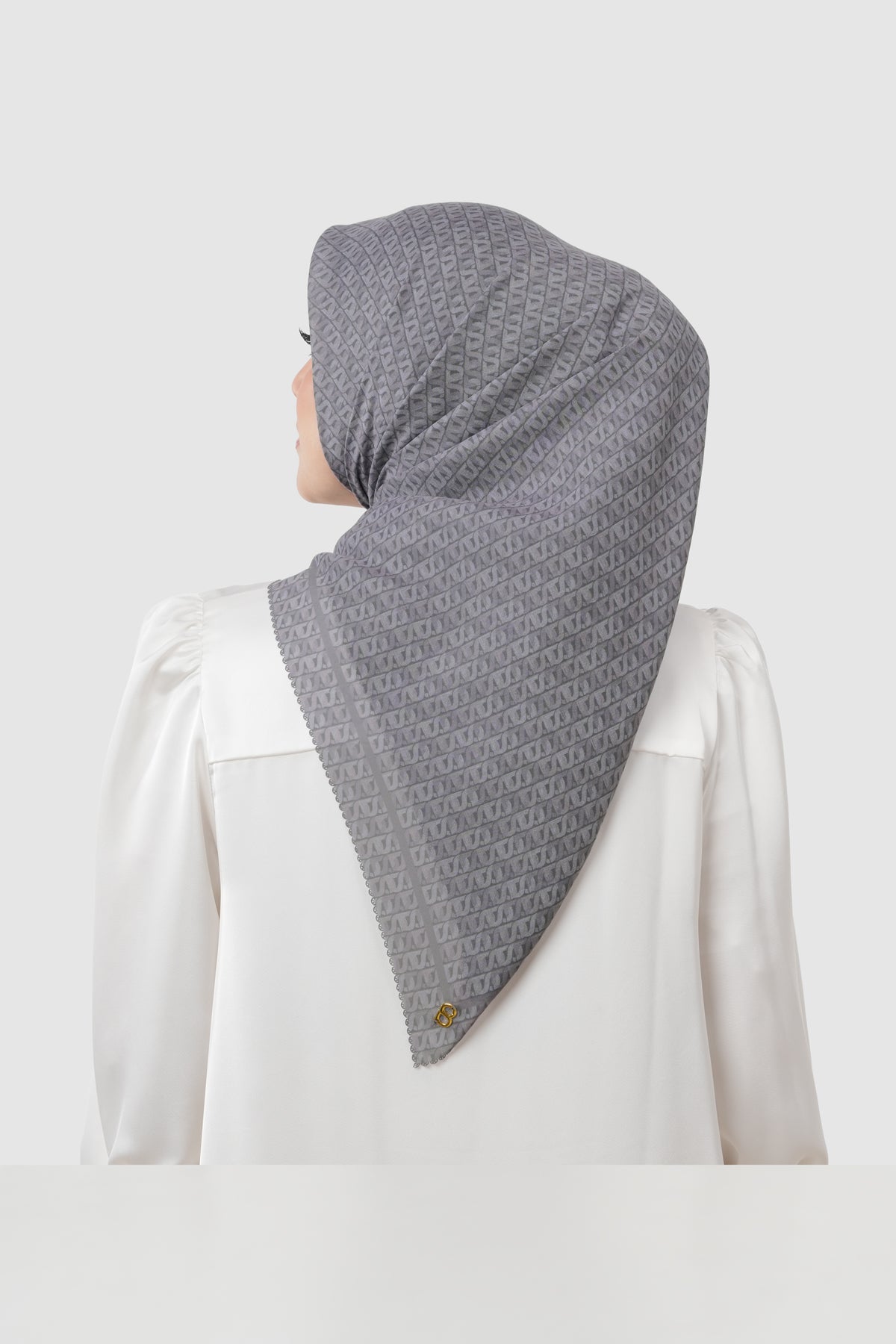 Interlock Voile Square - Flagstone