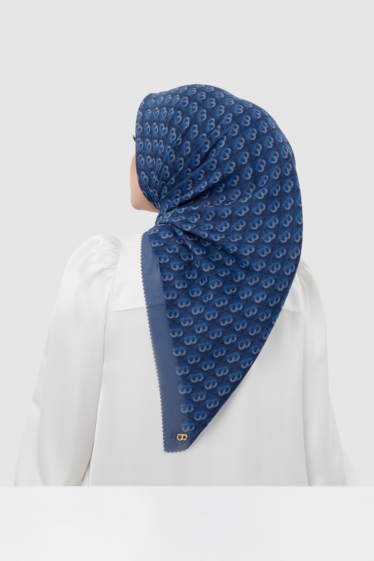 Prism Voile Square - Blueberry