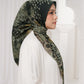 Moroccan Voile Square - Charcoal