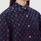 Monogram Denim Shirt - Fuchsia
