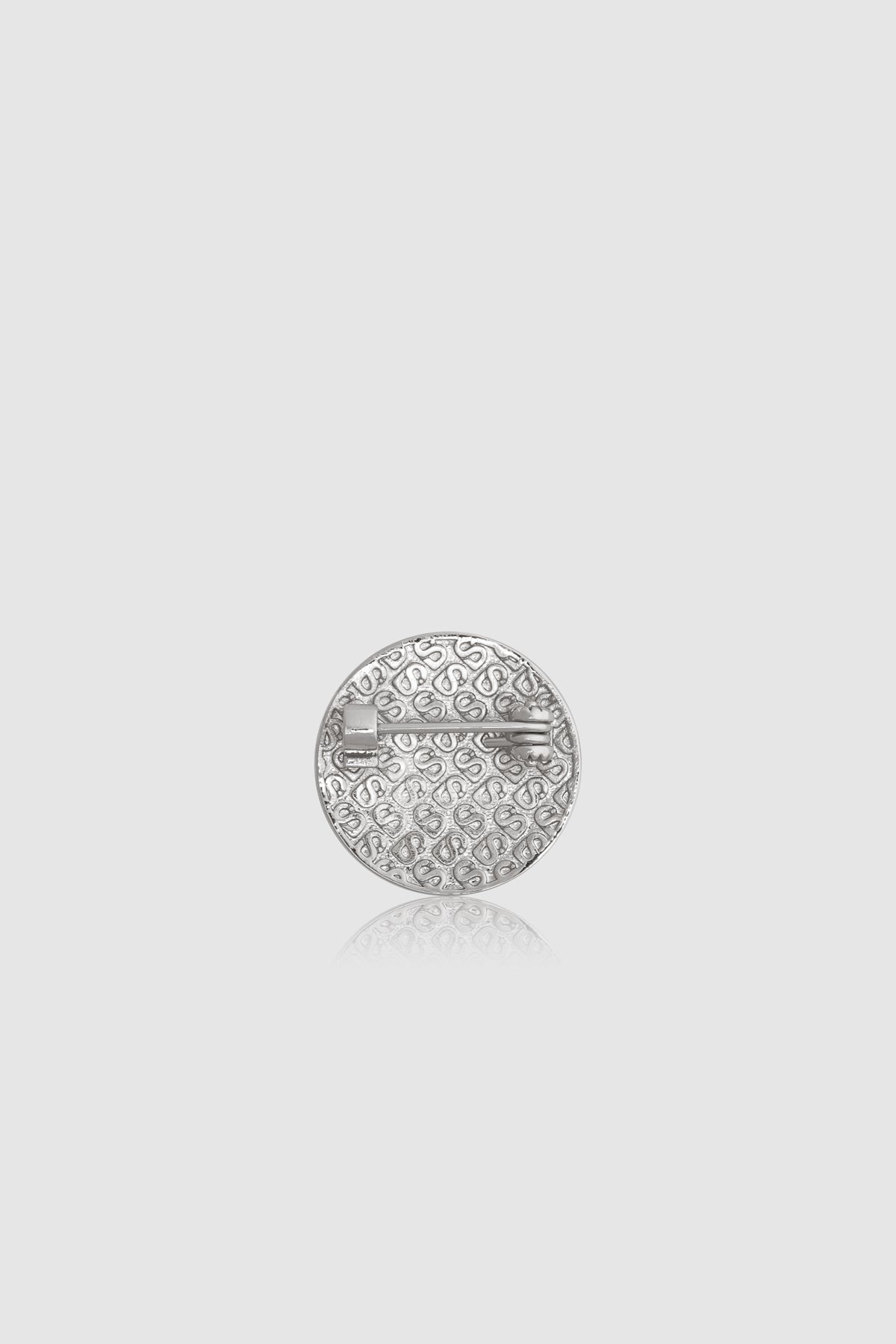 Round Pin Brooch Package 04 - Silver