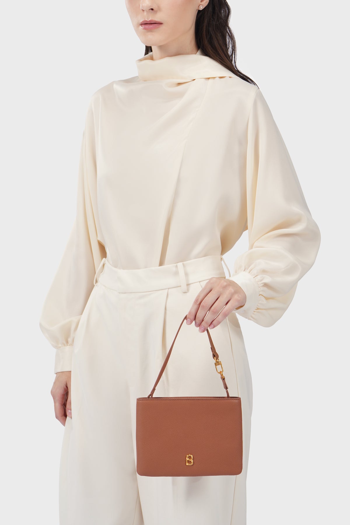 Signature Wristlet - Brown