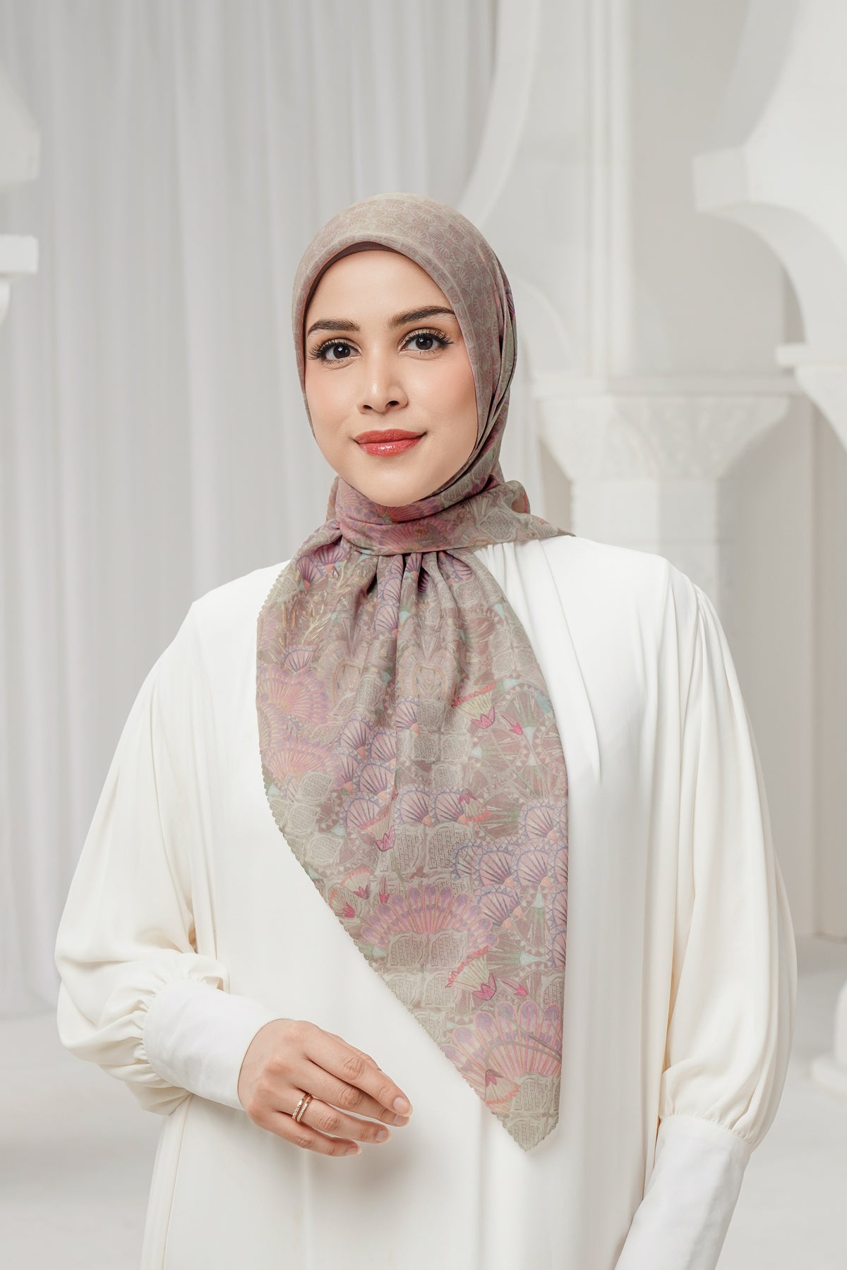 Egypt Voile Square - Camel