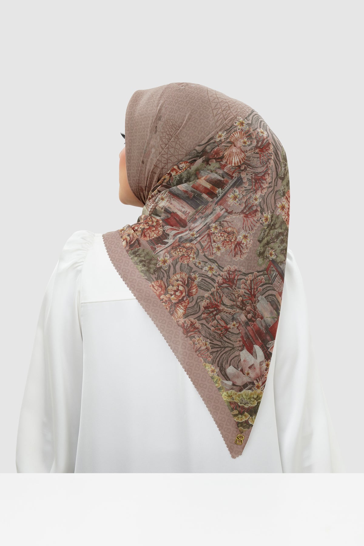 Singapore 2 Square Series - Chestnut