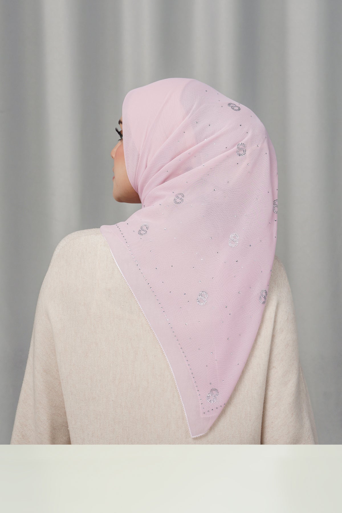 Everyday Glam Scarf - Dusty Pink