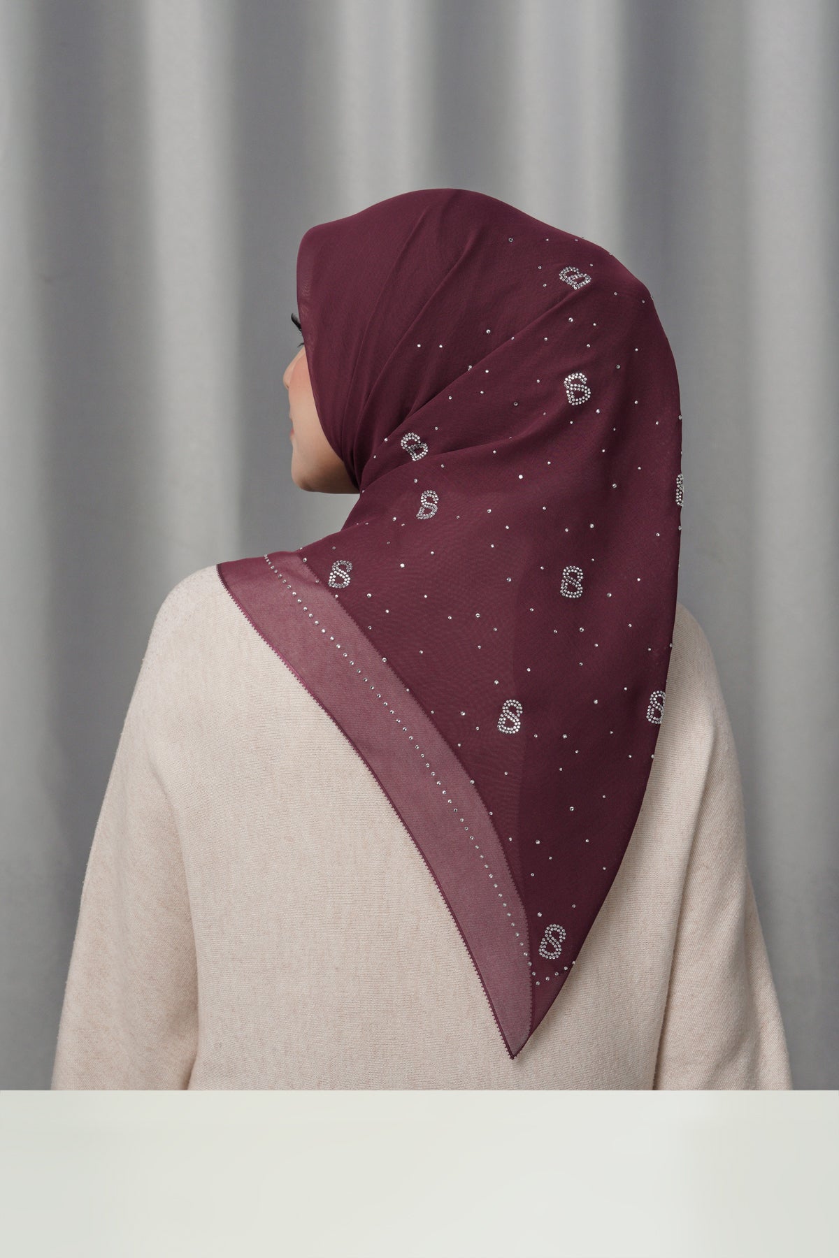 Everyday Glam Scarf - Pomegranate