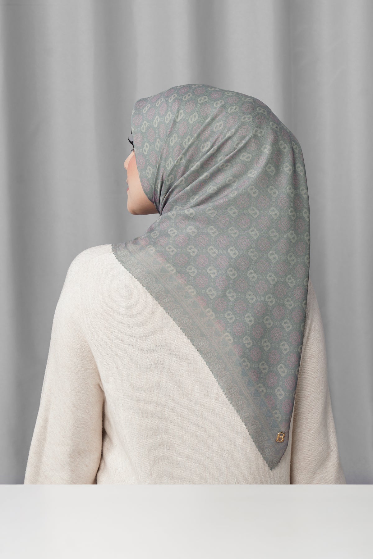 Songket Square - Fog