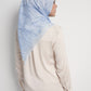 Waves Monogram Square - Crystal Blue