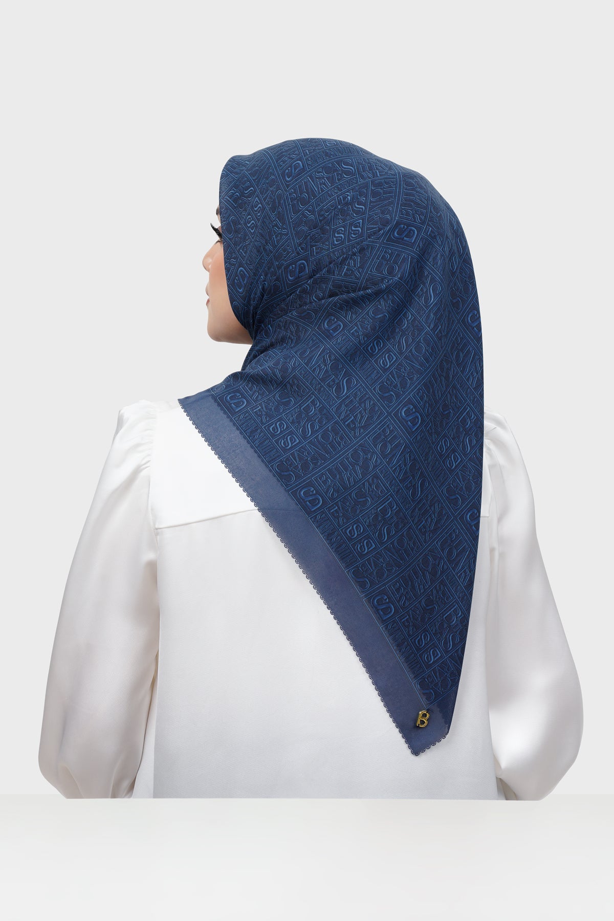 Typograph Square - Estate Blue