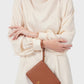 Signature Wristlet - Brown