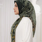 Moroccan Voile Square - Charcoal