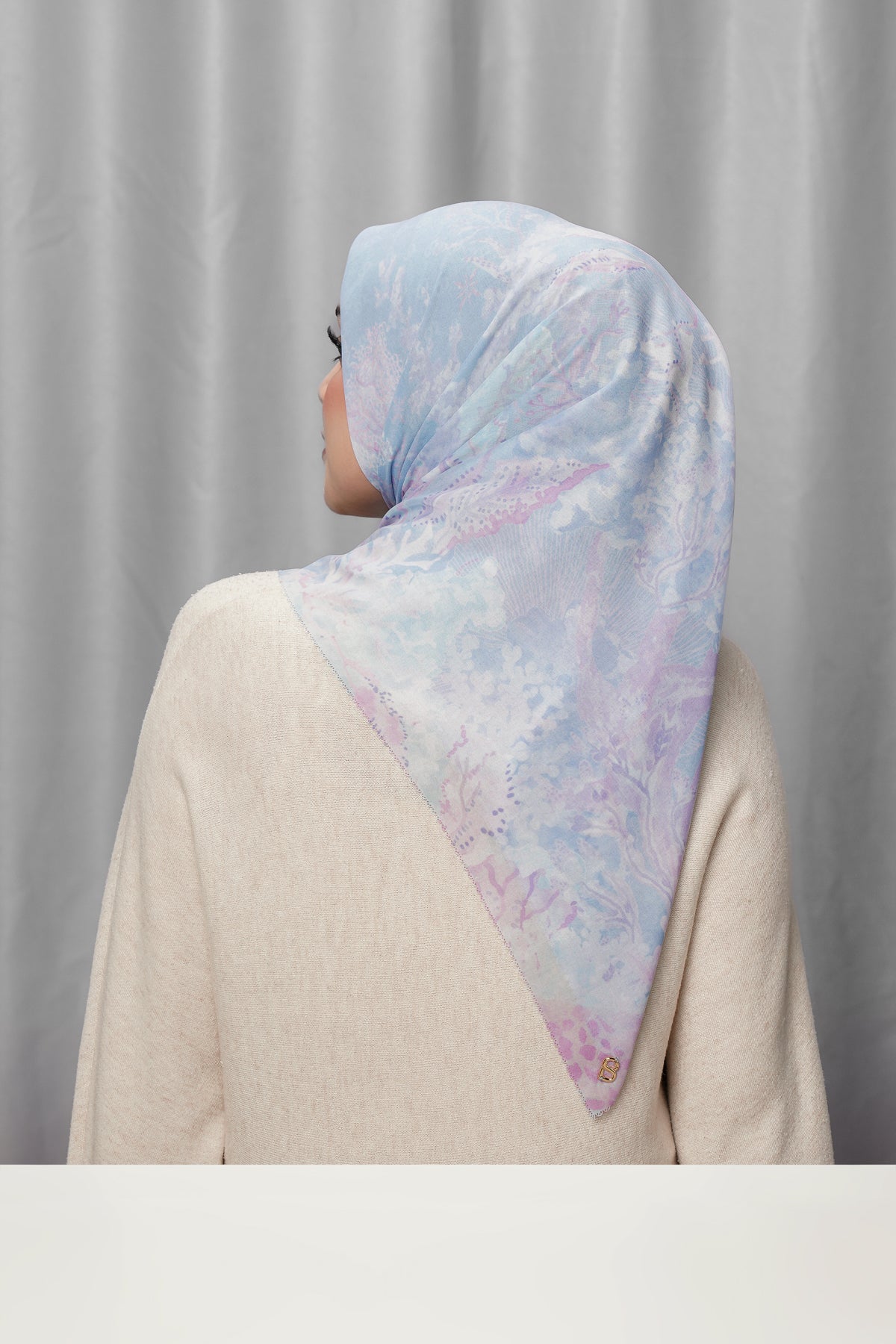 Under The Sea Voile Square - Ocean