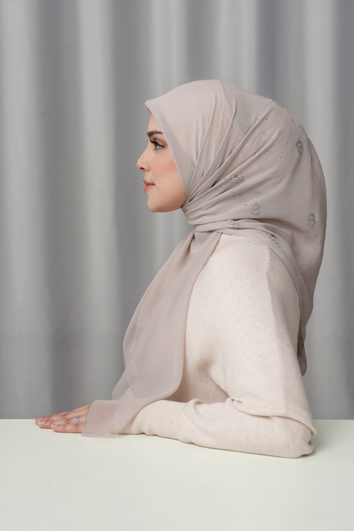 Everyday Glam Scarf - Oxford Tan