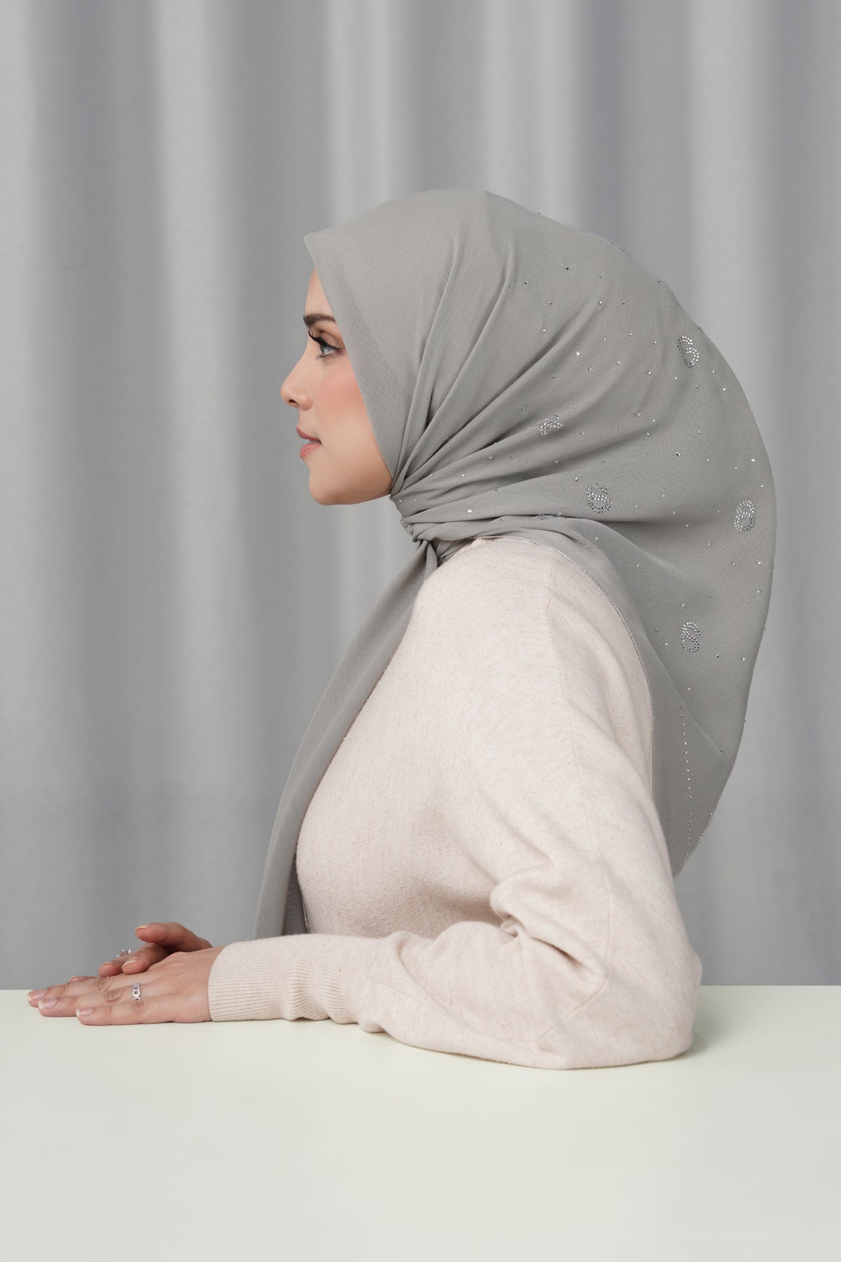 Everyday Glam Scarf - Stone