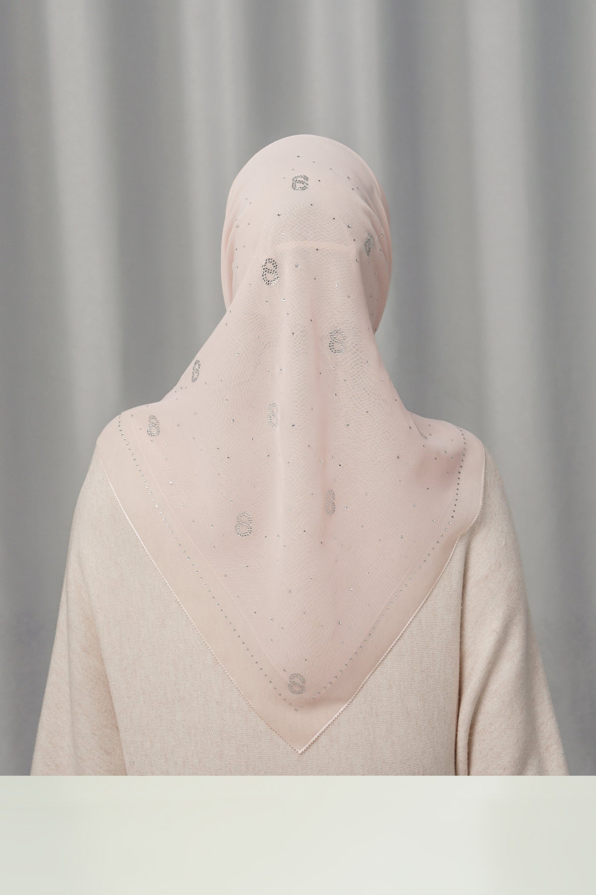 Everyday Glam Scarf - Crystal Pink